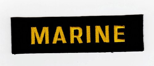 Aufnäher Bügelbild Aufbügler Iron on Patches Applikation Army Marine Armee USA Abzeichen von Bestellmich / Aufnäher