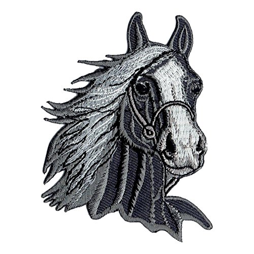 Aufnäher Bügelbild Aufbügler Iron on Patches Applikation Pferd Kopf reiten Pferdekopf Aufnäher Bügelbild Aufbügler Iron on Patches Applikation Pferd Kopf reiten Pferdekopf von Bestellmich