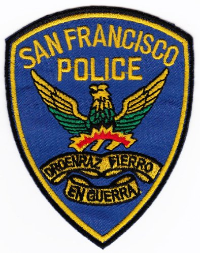 Aufnäher Bügelbild Aufbügler Iron on Patches Applikation Uniform US San Francisco Police Polizei von Bestellmich / Aufnäher