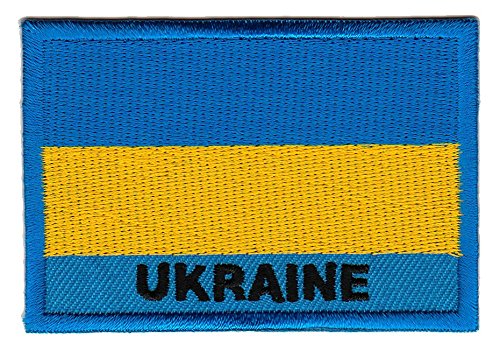 Bestellmich Flagge Ukraine Aufnäher Bügelbild Patch Applikation von Bestellmich