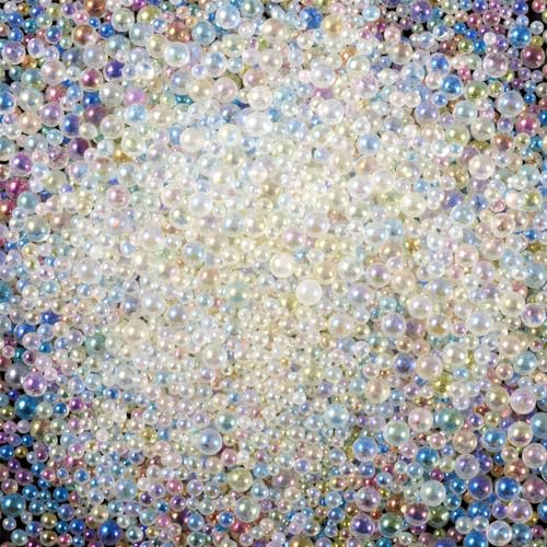Bestewelry 1–3 mm große Seifenblasen-Perlen, DIY-3D-Nagelkunst-Dekoration, Mini-Glasperlen, transparent, AB für DIY-Nageldesigns, Schmuckherstellung, Füllstoffe Bestewelry 1–3 mm große Seifenblasen-Perlen, DIY-3D-Nagelkunst-Dekoration, Mini-Glasperlen, transparent, AB für DIY-Nageldesigns, Schmuckherstellung, Füllstoffe von Bestewelry