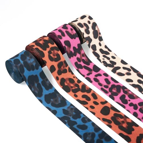 Bestewelry 12 Meter einseitiges Samtband mit Leopardenmuster, 40 mm, Leopardenmuster, 4 Farben, Polyesterbänder für Geschenkverpackungen, Schleifen, Party-Dekoration Bestewelry 12 Meter einseitiges Samtband mit Leopardenmuster, 40 mm, Leopardenmuster, 4 Farben, Polyesterbänder für Geschenkverpackungen, Schleifen, Party-Dekoration von Bestewelry
