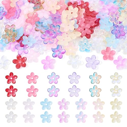 Bestewelry 130 Stück florale Glasperlen, Kristallperlen, blühende Blumen-Charm-Perlen für Frühlingsarmbänder, Halsketten, Ohrringe, Schmuckherstellung, Heimdekoration, 130 Stück Bestewelry 130 Stück florale Glasperlen, Kristallperlen, blühende Blumen-Charm-Perlen für Frühlingsarmbänder, Halsketten, Ohrringe, Schmuckherstellung, Heimdekoration, 130 Stück von Bestewelry