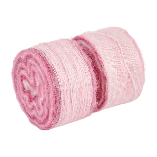 Bestewelry 2 Rollen Farbverlauf, bunt, zum Färben, ausgefallene Garne, 1 mm, Segment, gefärbtes Strickgarn, Mohairgarn für Decken, Kissen, Handwerk, Häkelgarne, Rosa Bestewelry 2 Rollen Farbverlauf, bunt, zum Färben, ausgefallene Garne, 1 mm, Segment, gefärbtes Strickgarn, Mohairgarn für Decken, Kissen, Handwerk, Häkelgarne, Rosa von Bestewelry