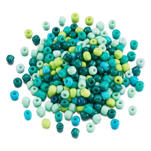 Bestewelry 2453 Stück undurchsichtige runde Rocailles-Perlen, 4 mm, Großpackung, Pony-Perlen, Kandi-Armband, Mini-Bugle-Perlen für Schmuckherstellung, DIY, Halskette, Handwerk, Waldgrün Bestewelry 2453 Stück undurchsichtige runde Rocailles-Perlen, 4 mm, Großpackung, Pony-Perlen, Kandi-Armband, Mini-Bugle-Perlen für Schmuckherstellung, DIY, Halskette, Handwerk, Waldgrün von Bestewelry
