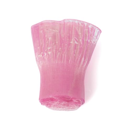 Bestewelry 4,5 m Polyester-Rüschenband, 150 mm, plissiert, gewellt, gerüscht, Spitze für Kleidung, Accessoires, Kleiderdekoration, Rosa von Bestewelry