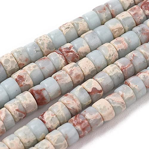 Bestewelry 4 x 2 mm Naturstein Aqua Terra Jaspis Heishi Perlen für die Herstellung von Armbändern, flache runde Steine, lose Scheiben, Edelsteinperlen für Schmuckherstellung, Handwerk, Ohrringe, Bestewelry 4 x 2 mm Naturstein Aqua Terra Jaspis Heishi Perlen für die Herstellung von Armbändern, flache runde Steine, lose Scheiben, Edelsteinperlen für Schmuckherstellung, Handwerk, Ohrringe, von Bestewelry
