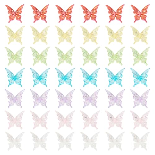 Bestewelry 70 Stück transparente Schmetterlings-Acrylperlen Käfer Acryl-Kunststoffperlen lose Abstandshalter Perlen für Frauen DIY Armband Halskette Schlüsselanhänger Schmuckherstellung Bestewelry 70 Stück transparente Schmetterlings-Acrylperlen Käfer Acryl-Kunststoffperlen lose Abstandshalter Perlen für Frauen DIY Armband Halskette Schlüsselanhänger Schmuckherstellung von Bestewelry