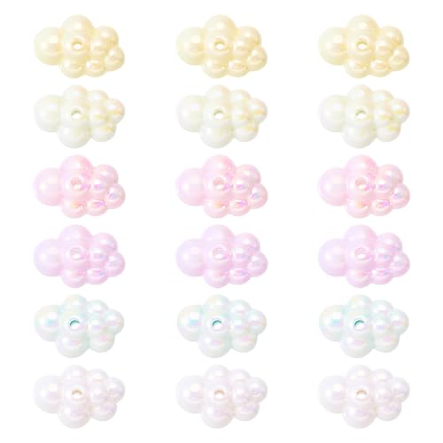 Bestewelry Acryl-Wolkenperlen, 3D-UV-Beschichtung, undurchsichtig, Wolkenperlen, Bonbonfarben, große Wolkenperlen, Abstandshalter, Perlen für DIY-Halsketten, Armbänder, Schlüsselanhänger, Basteln, Bestewelry Acryl-Wolkenperlen, 3D-UV-Beschichtung, undurchsichtig, Wolkenperlen, Bonbonfarben, große Wolkenperlen, Abstandshalter, Perlen für DIY-Halsketten, Armbänder, Schlüsselanhänger, Basteln, von Bestewelry