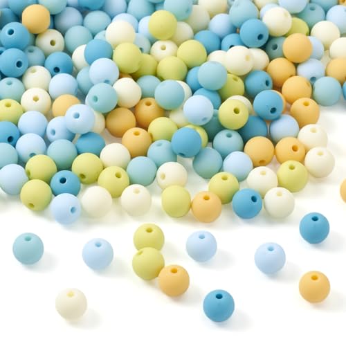 Bestewelry Acrylperlen, rund, 8 mm, gummiert, 6 Farben, gummiert, rund, lackiert, Acryl-Abstandshalter, Perlen für DIY, Schlüsselanhänger, Halskette, Armband, Handwerk, Schmuckherstellung, 191 Stück Bestewelry Acrylperlen, rund, 8 mm, gummiert, 6 Farben, gummiert, rund, lackiert, Acryl-Abstandshalter, Perlen für DIY, Schlüsselanhänger, Halskette, Armband, Handwerk, Schmuckherstellung, 191 Stück von Bestewelry