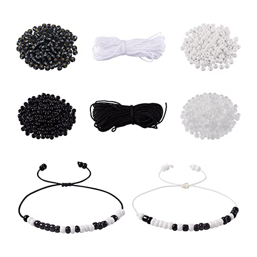 Bestewelry DIY Morsecode Nachricht Armband Making Kit 1170 pcs Runde lose Abstandshalter Glas Rocailles 20m geflochtener Nylonfaden für handgefertigte Armbänder Halskette DIY Schmuckherstellung Bestewelry DIY Morsecode Nachricht Armband Making Kit 1170 pcs Runde lose Abstandshalter Glas Rocailles 20m geflochtener Nylonfaden für handgefertigte Armbänder Halskette DIY Schmuckherstellung von Bestewelry