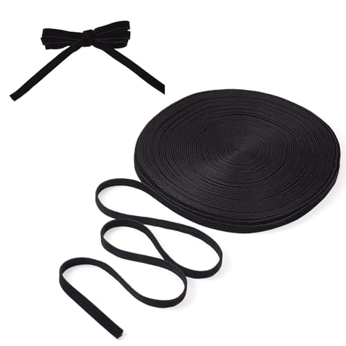 Bestewelry Doppelseitiges Samtband, 10 mm breit, Vintage, flach, Beflockungsband, Samt-Bänder für Geschenkverpackungen, Schleifenherstellung, 20 Meter, Schwarz Bestewelry Doppelseitiges Samtband, 10 mm breit, Vintage, flach, Beflockungsband, Samt-Bänder für Geschenkverpackungen, Schleifenherstellung, 20 Meter, Schwarz von Bestewelry