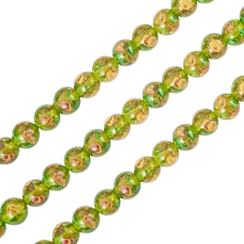 Bestewelry Glasperlen, rund, Blume, Kristallglasperlen, lose Abstandshalter, Perlen für Armbänder, Ohrringe, Halsketten, Schmuckherstellung, Olivgrün, 10 mm, 40 Stück Bestewelry Glasperlen, rund, Blume, Kristallglasperlen, lose Abstandshalter, Perlen für Armbänder, Ohrringe, Halsketten, Schmuckherstellung, Olivgrün, 10 mm, 40 Stück von Bestewelry