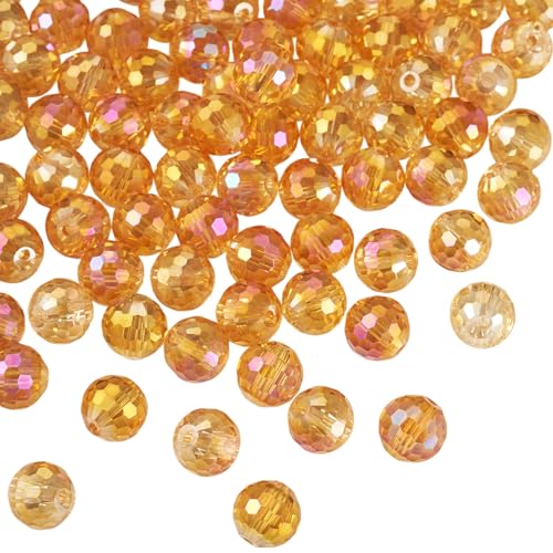 Bestewelry Glitzernde Rondelle-Perlen, rund, Kristall-Glasperlen, lose Abstandshalter für Armbänder, Ohrringe, Schmuckherstellung, Fenster, Tasche, Dekoration, 10 mm, 80 Stück Bestewelry Glitzernde Rondelle-Perlen, rund, Kristall-Glasperlen, lose Abstandshalter für Armbänder, Ohrringe, Schmuckherstellung, Fenster, Tasche, Dekoration, 10 mm, 80 Stück von Bestewelry