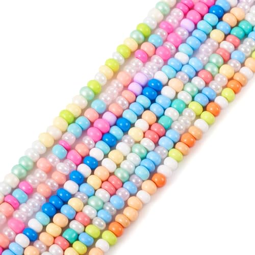 Bestewelry Runde Glas-Rocailles-Stränge, 3 mm, undurchsichtig, kleine bunte Pony-Perlen für Schmuckherstellung, Armband, Halskette, Perlen, Basteln, 1560 Stück Bestewelry Runde Glas-Rocailles-Stränge, 3 mm, undurchsichtig, kleine bunte Pony-Perlen für Schmuckherstellung, Armband, Halskette, Perlen, Basteln, 1560 Stück von Bestewelry