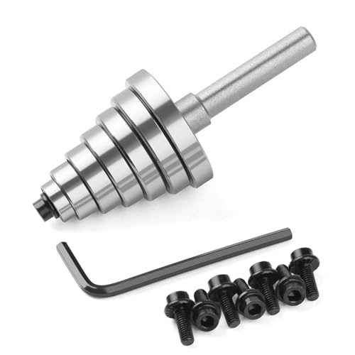 Bestgle 7-teiliges Ersatz-Kugellager-Ersatz-Set für mehrere Kaninchen, Oberfräsen-Bit, Kugellager, Führungs-Set mit Einstellschrauben und Schraubenschlüssel, Holzbearbeitung, Fräser, Reparaturzubehör von Bestgle