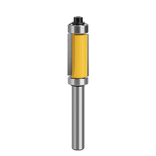Bestgle schaftfräser flush trim bit 8mm schaft lager flush trim router bündigfräser wolframkarbidklingen einsätze mit oberem und unterem lager oberfräsen-zubehör für holzbearbeitung Bestgle schaftfräser flush trim bit 8mm schaft lager flush trim router bündigfräser wolframkarbidklingen einsätze mit oberem und unterem lager oberfräsen-zubehör für holzbearbeitung von Bestgle