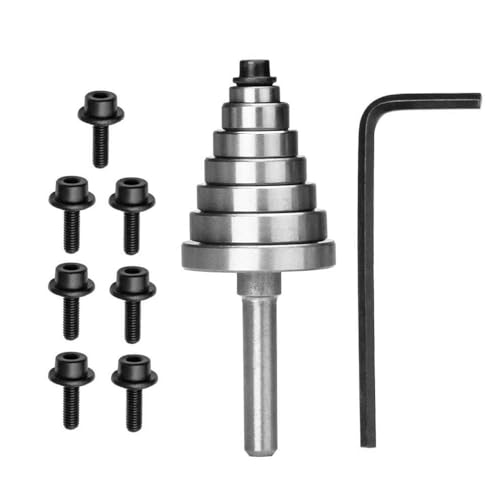 Bestgle Lager Set, 7 austauschbare Lager Zubehör Kit mit Sechskantschlüssel für Fräskopf aus massivem Sperrholz von Bestgle
