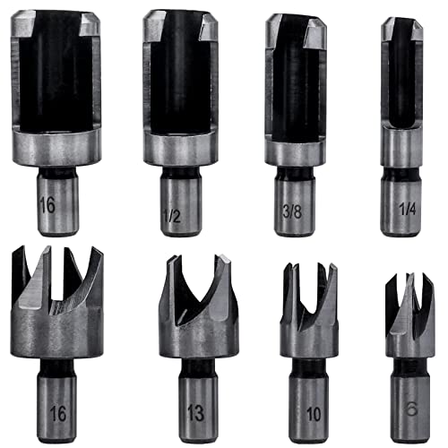 Bestgle zapfenbohrer set 8 stück holz plug cutter bohrer set rundschaft kohlenstoffstahl klaue konisch bohrer hss fräser holz zapfenschneider dübel zapfenbohrer für holzbearbeitung 6mm 10mm 13mm 16mm Bestgle zapfenbohrer set 8 stück holz plug cutter bohrer set rundschaft kohlenstoffstahl klaue konisch bohrer hss fräser holz zapfenschneider dübel zapfenbohrer für holzbearbeitung 6mm 10mm 13mm 16mm von Bestgle