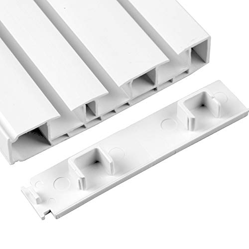Bestlivings 2er Pack Seitendeckel für Vorhangschiene, Endkappe für 3 Lauf Gardinenschiene mit Innenlauf, zum Abschluß der Innenlaufschiene Bestlivings 2er Pack Seitendeckel für Vorhangschiene, Endkappe für 3 Lauf Gardinenschiene mit Innenlauf, zum Abschluß der Innenlaufschiene von Bestlivings