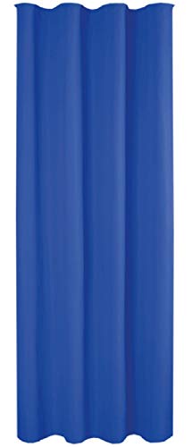 Bestlivings Blickdichte Blaue Gardine mit Kräuselband in 140x145 cm (BxL), in vielen Größen und Farben von Bestlivings