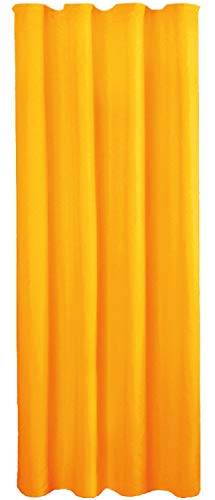 Bestlivings Blickdichte Orange Gardine mit Kräuselband in 140x175 cm (BxL), in vielen Größen und Farben von Bestlivings
