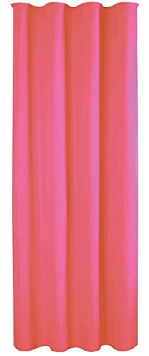 Bestlivings Blickdichte Pinke Gardine mit Kräuselband in 140x175 cm (BxL), in vielen Größen und Farben von Bestlivings