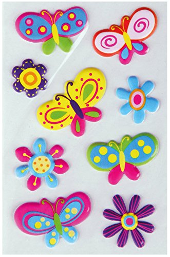 Bestlivings lustige und Niedliche Sticker zum Aufkleben, Stickerbögen mit Tieren, in vielen verschiedenen Motiven verfügbar (Design: Schmetterlinge 3) von Bestlivings