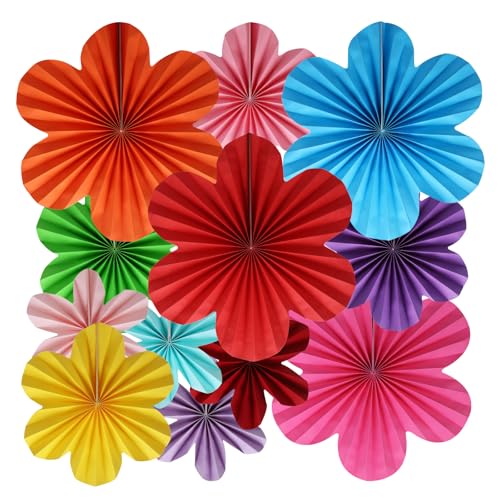 BestoFun 12er Set Papier Blumenfächer Bunt Papierblumen Orange Rosa Papier Fächer Grün Gelb Blau Hängende Hellrosa Hellviolett Girlande Dekoration für Hochzeit Gartenparty Karneval Deko BestoFun 12er Set Papier Blumenfächer Bunt Papierblumen Orange Rosa Papier Fächer Grün Gelb Blau Hängende Hellrosa Hellviolett Girlande Dekoration für Hochzeit Gartenparty Karneval Deko von BestoFun