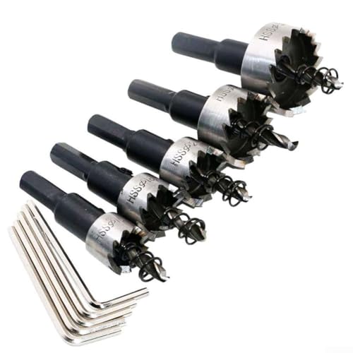 10 Stück Metall Lochschneider Set Hartmetall Kit mit Stufenbohrer für Edelstahl, Blech, Kunststoff und Holz Öffnungen, Hochgeschwindigkeitsstahl Lochvergrößerer Werkzeuge für 10 Stück Metall Lochschneider Set Hartmetall Kit mit Stufenbohrer für Edelstahl, Blech, Kunststoff und Holz Öffnungen, Hochgeschwindigkeitsstahl Lochvergrößerer Werkzeuge für von Besttoolifes