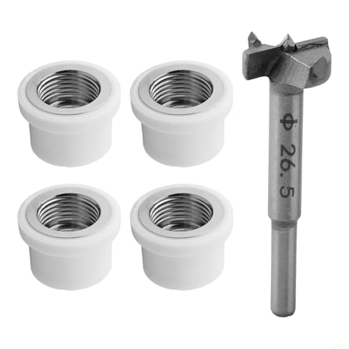 26,5 mm Bohrer-Bit, PPR-Wasserrohr-Reparaturset, Innengewinde-Reparaturwerkzeug, Kunststoff-PVC-Rohrbohrer, Bohraufsatz für 1,27 cm Sanitär-Rohrverschraubung und Sanitärbohrer-Zugangsausrüstung 26,5 mm Bohrer-Bit, PPR-Wasserrohr-Reparaturset, Innengewinde-Reparaturwerkzeug, Kunststoff-PVC-Rohrbohrer, Bohraufsatz für 1,27 cm Sanitär-Rohrverschraubung und Sanitärbohrer-Zugangsausrüstung von Besttoolifes