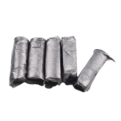 5 Rollen tragbare Hygiene-Müllbeutel für Outdoor-Abenteuer, Festivals und Reinigungsaufgaben zu Hause (schwarz) von Besttoolifes