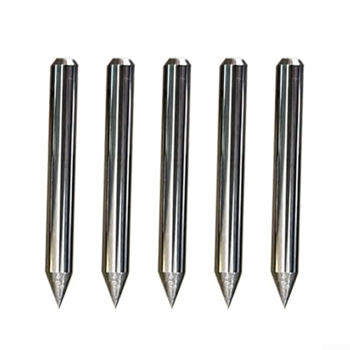 5-teiliges Hartmetall-Gravur-Bit-Set für Metallgravur, Steinschnitzerei, Glasätzung, Kunststoffmarkierung, Aluminiumgravur, Edelstahlschnitzen, Granitschneiden, Jadehandwerk, von Besttoolifes