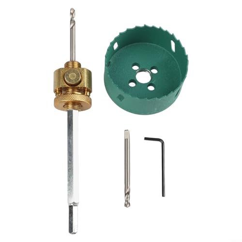 75 mm Bi-Metall-Verlängerungsstange mit Schnellspann-Bohraufsatz, 8 mm Sechskantschaftadapter, Gipskarton- und Trockenbau-Schneidwerkzeug für Deckenmontage-Set (A) von Besttoolifes
