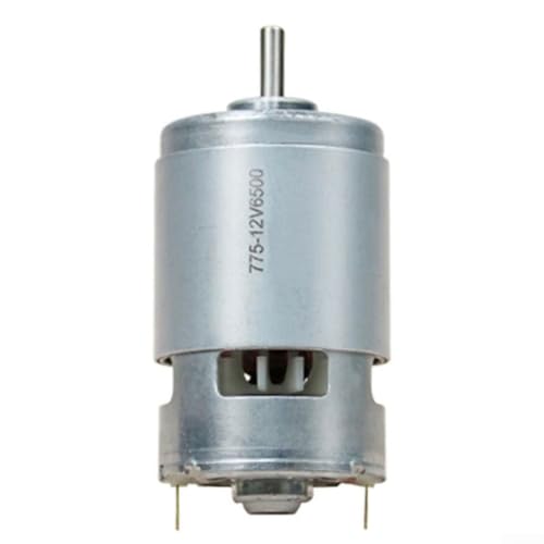 775 Gleichstrommotor, 12 V, 24 V, hohes Drehmoment, variable Geschwindigkeit, reversibler Elektromotor mit Doppelkugellager, 6000/12000 U/min, 5 mm Schaft für Heimwerker-Elektrowerkzeuge und 775 Gleichstrommotor, 12 V, 24 V, hohes Drehmoment, variable Geschwindigkeit, reversibler Elektromotor mit Doppelkugellager, 6000/12000 U/min, 5 mm Schaft für Heimwerker-Elektrowerkzeuge und von Besttoolifes