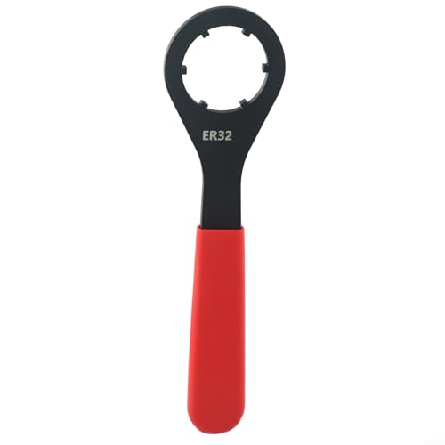 Besttoolifes ER32 ER32 Spannzangenschlüssel für ER16, ER20, ER25, ER32, ER40, Spannzangenschlüssel für CNC-Werkzeugmaschinen, hochfester Stahl, Werkzeughalter, Schneiderstange von Besttoolifes