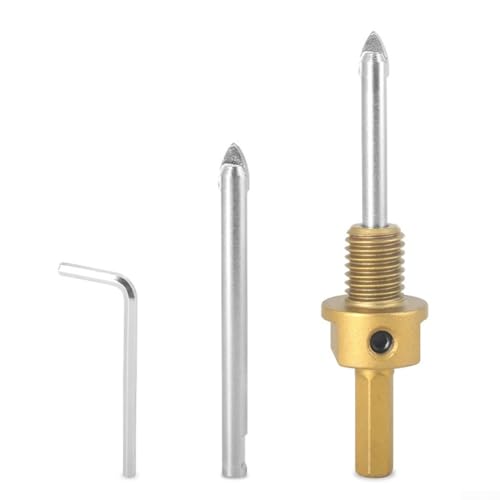 Besttoolifes Für M14 Winkelschleifer, Zentrierbohrer-Adapter-Set mit Positionierungsbohrer für elektrische Bohrmaschinen, hochpräziser Lochschneider, Zubehör, Stahlkonstruktion, kompatibel mit Besttoolifes Für M14 Winkelschleifer, Zentrierbohrer-Adapter-Set mit Positionierungsbohrer für elektrische Bohrmaschinen, hochpräziser Lochschneider, Zubehör, Stahlkonstruktion, kompatibel mit von Besttoolifes