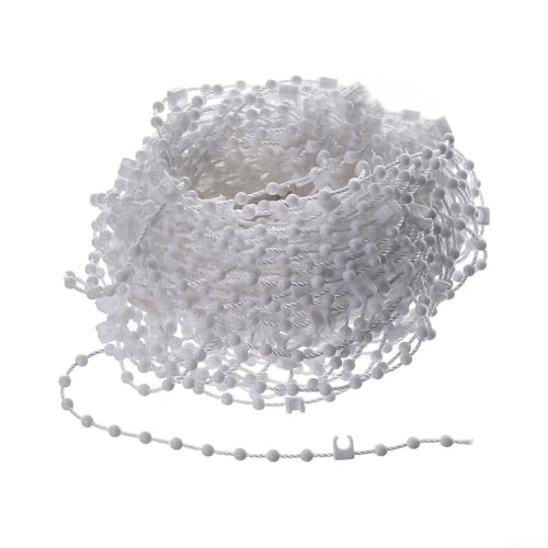 Besttoolifes Lamellen-Gliederkette, 100 mm, 117 mm, 20 m, Weiß, Ersatzteile für Jalousien (89 mm) von Besttoolifes