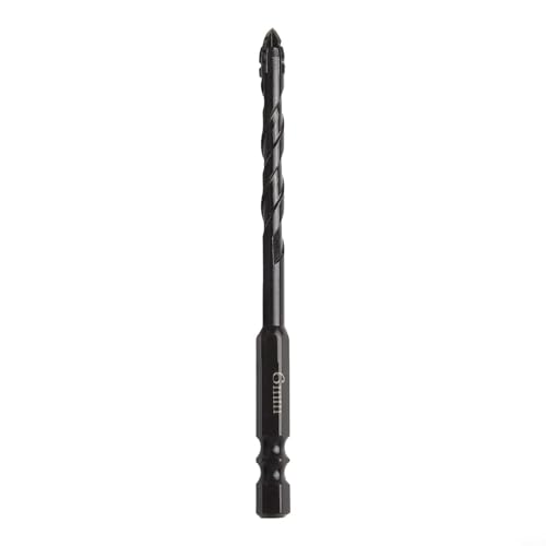 Hartmetall-Exzenter-Dreiecksbohrer für Glasfliesen und Keramik, vierschneidig, Sechskantschaft, Fliesenstanzwerkzeug, Mauerwerk und Beton, Bohrzubehör (6 mm) von Besttoolifes