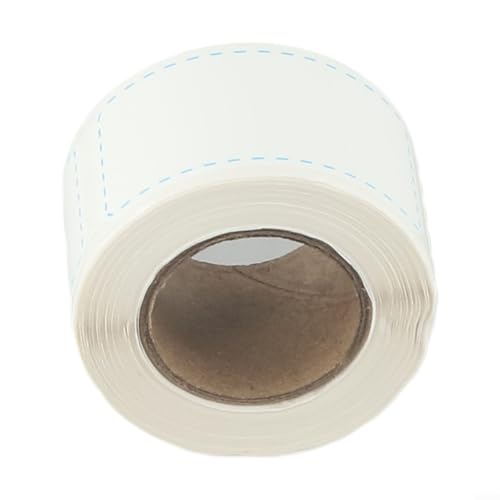 Kühlschrank-Aufkleber, 2,5 x 5 cm, Lebensmittel-Etiketten, Rolle, 150 Stück, Weiß / Blau (150 Stück) von Besttoolifes