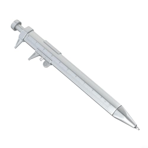 Multifunktions-Messschieber Gel-Tintenstift, 0,5 mm, Tintenroller, Schreibgerät und Präzisionsmesswerkzeug für technisches Zeichnen, Ingenieurwesen, Büro, Schule, Zeichnen, Studenten, Schwarz Multifunktions-Messschieber Gel-Tintenstift, 0,5 mm, Tintenroller, Schreibgerät und Präzisionsmesswerkzeug für technisches Zeichnen, Ingenieurwesen, Büro, Schule, Zeichnen, Studenten, Schwarz von Besttoolifes