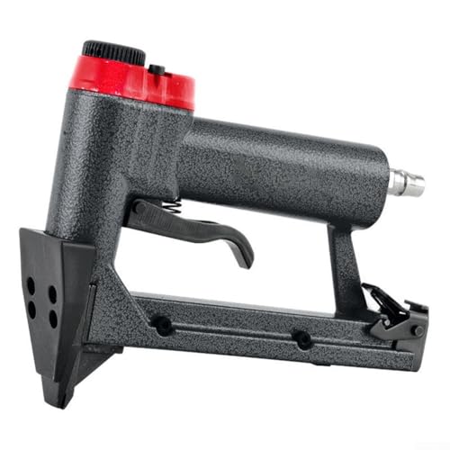 Professioneller pneumatischer Polsterhefter, Metallrahmen, Luftnagler, Werkzeug mit verstellbarem Auspuffanschluss, ergonomischer Gummigriff für Holzbearbeitungsprojekte Professioneller pneumatischer Polsterhefter, Metallrahmen, Luftnagler, Werkzeug mit verstellbarem Auspuffanschluss, ergonomischer Gummigriff für Holzbearbeitungsprojekte von Besttoolifes