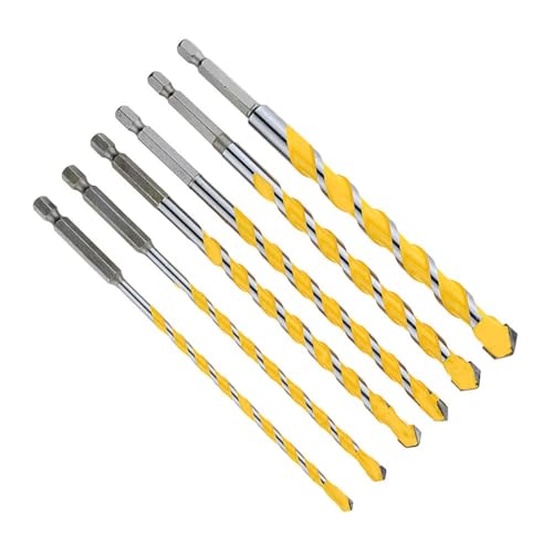 Steinbohrer, 160 mm, Hartmetallbestückt, Sechskantschaft, Betonbohrer für Ziegel, Stein, Keramik, Fliesen, Granit, Holz, Kunststoff, Mehrzweck-Bohren (5 mm) von Besttoolifes