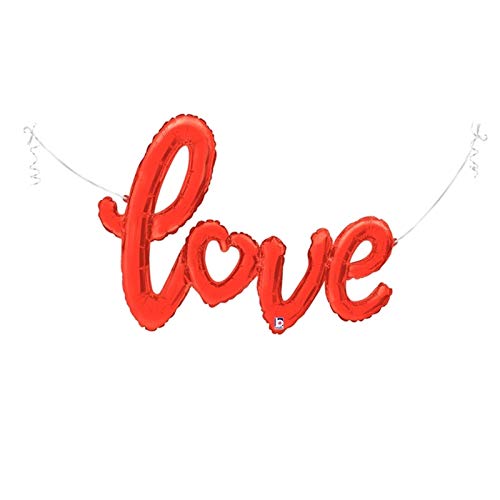 Betallic Luftballonbanner "Love", 119,4 cm, Rot von Betallic