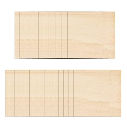 25 Bastelholz-Platten, 10 x 10 cm, Dicke 1,5 mm, Unlackierte Balsa Holz Platten Dünne Linde für DIY Handwerk Holz, Modellbau, zum Gravieren, Bemalen oder Basteln von Betinyar