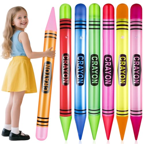 7 Stück Aufblasbare Bleistift Luftballons, Riesige Aufblasbare Stifte , 105 cm Buntstiftballons für Klassenzimmer Einschulung Deko Geburtstag Schulkind Party 7 Stück Aufblasbare Bleistift Luftballons, Riesige Aufblasbare Stifte , 105 cm Buntstiftballons für Klassenzimmer Einschulung Deko Geburtstag Schulkind Party von Betrynidil