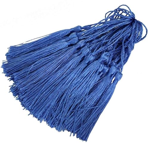200 Stück Mini Quasten, Basicon Seidig Weiche Bunte Quasten 20 Farben Handgefertigtes Quasten für Schmuckherstellung DIY Bastelzubehör Lesezeichen Wohnkultur, Blau 200 Stück Mini Quasten, Basicon Seidig Weiche Bunte Quasten 20 Farben Handgefertigtes Quasten für Schmuckherstellung DIY Bastelzubehör Lesezeichen Wohnkultur, Blau von Basicon