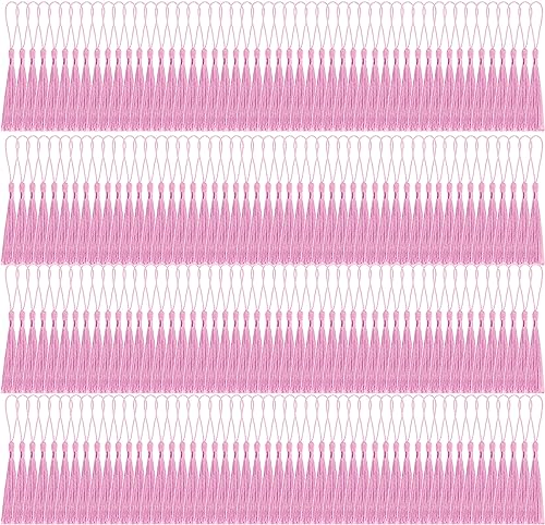 200 Stück Mini Quasten, Basicon Seidig Weiche Bunte Quasten 20 Farben Handgefertigtes Quasten für Schmuckherstellung DIY Bastelzubehör Lesezeichen Wohnkultur, Rosa 200 Stück Mini Quasten, Basicon Seidig Weiche Bunte Quasten 20 Farben Handgefertigtes Quasten für Schmuckherstellung DIY Bastelzubehör Lesezeichen Wohnkultur, Rosa von Basicon