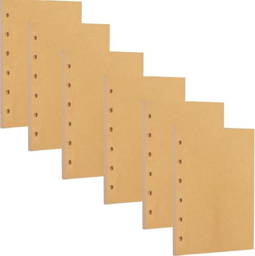 270 Blätter A7 Nachfüllpapier Kraftpapier, BetterJonny Nachfüllbare Refill Paper Nachfülleinlagen 6 Löcher Nachfüllbare Notizpapier A7 Ringbuch Nachfüllbar Papier für Notizbuch Tagbuch Malerei 270 Blätter A7 Nachfüllpapier Kraftpapier, BetterJonny Nachfüllbare Refill Paper Nachfülleinlagen 6 Löcher Nachfüllbare Notizpapier A7 Ringbuch Nachfüllbar Papier für Notizbuch Tagbuch Malerei von BetterJonny
