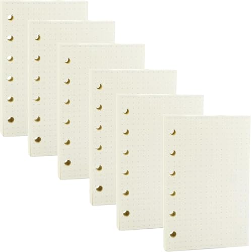 270 Blätter A7 Nachfüllpapier Liniert, BetterJonny Nachfüllbare Refill Paper Nachfülleinlagen 6 Löcher Nachfüllbare Notizpapier A7 Ringbuch Nachfüllbar Papier für Notizbuch Tagbuch Malerei,Punkt 270 Blätter A7 Nachfüllpapier Liniert, BetterJonny Nachfüllbare Refill Paper Nachfülleinlagen 6 Löcher Nachfüllbare Notizpapier A7 Ringbuch Nachfüllbar Papier für Notizbuch Tagbuch Malerei,Punkt von BetterJonny